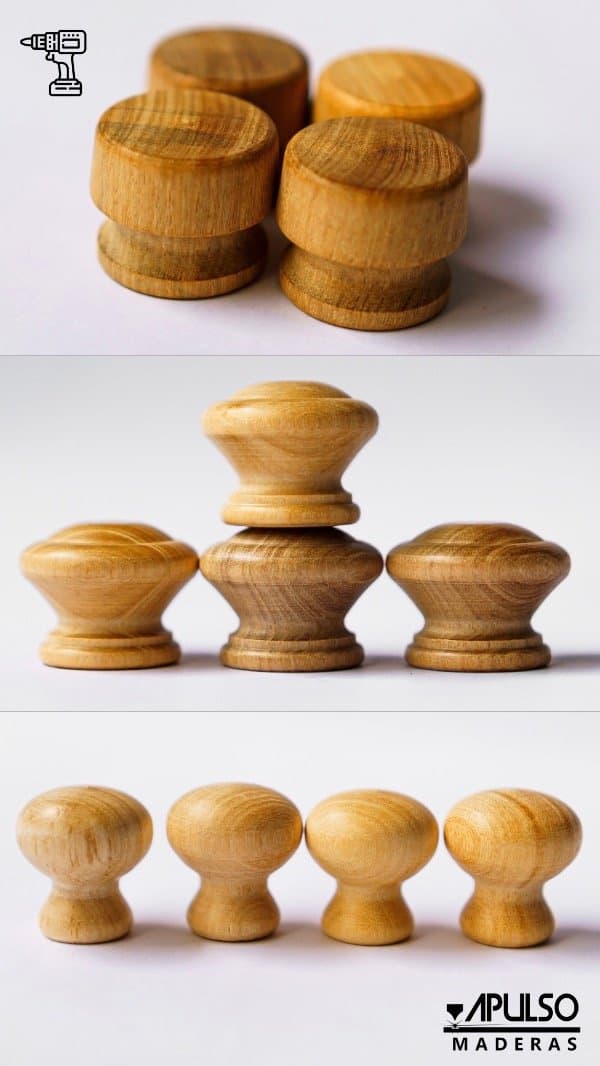 TIRADORES DE MADERA
